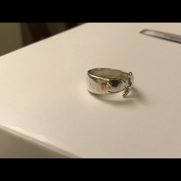 ✨sterling silver fish ring✨ - Picture 4 of 4